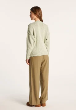 Montagut Cotton and linen V-neck cardigan - Nais