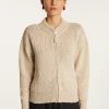 Montagut Cotton and linen zipped jacket - Flora