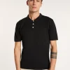 Montagut Cotton and silk polo shirt - LENNY