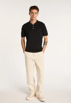 Montagut Cotton and silk polo shirt - LENNY