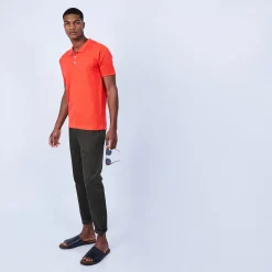 Montagut Cotton and silk polo shirt - LENNY