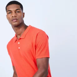 Montagut Cotton and silk polo shirt - LENNY