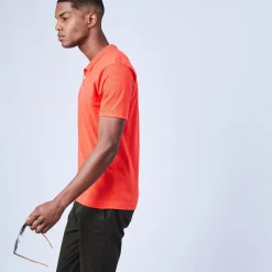 Montagut Cotton and silk polo shirt - LENNY