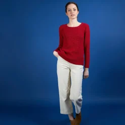 Montagut Cotton and wool silk round neck sweater - Benji