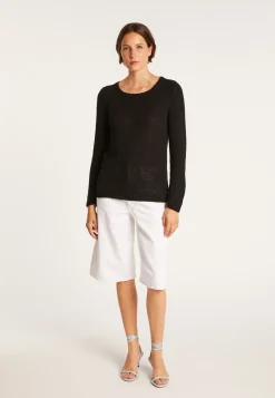 Montagut Cotton and wool silk round neck sweater - Benji