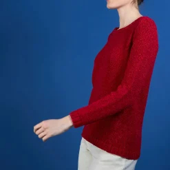 Montagut Cotton and wool silk round neck sweater - Benji