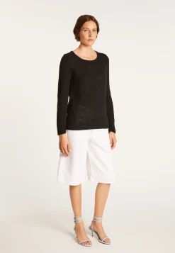 Montagut Cotton and wool silk round neck sweater - Benji