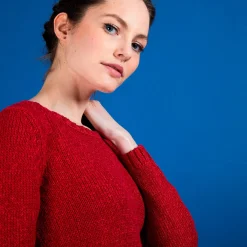 Montagut Cotton and wool silk round neck sweater - Benji