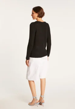 Montagut Cotton and wool silk round neck sweater - Benji