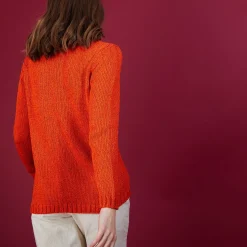 Montagut Cotton and wool silk round neck sweater - Benji