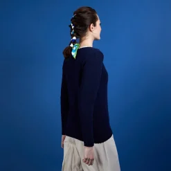 Montagut Cotton and wool silk round neck sweater - Benji