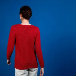 Montagut Cotton and wool silk round neck sweater - Benji