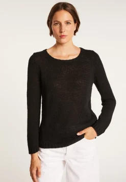 Montagut Cotton and wool silk round neck sweater - Benji