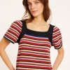 Montagut Cotton balloon sleeve T-shirt - Mezo