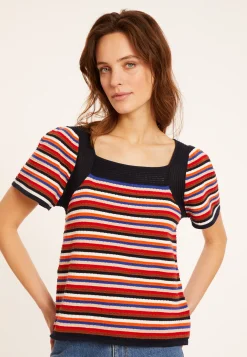 Montagut Cotton balloon sleeve T-shirt - Mezo