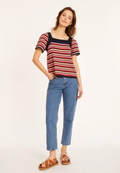 Montagut Cotton balloon sleeve T-shirt - Mezo
