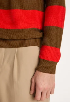 Montagut Cotton big stripes sweater - Rivage