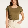 Montagut Cotton boat neck t-shirt - Divine