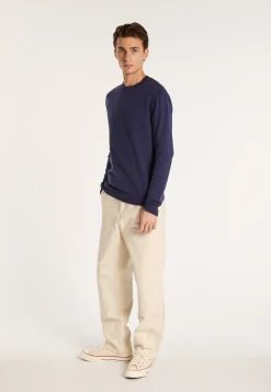 Montagut Cotton button shoulder sweater - Bonze