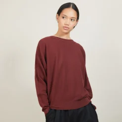 Montagut Cotton cashmere boat neck sweater - Felice