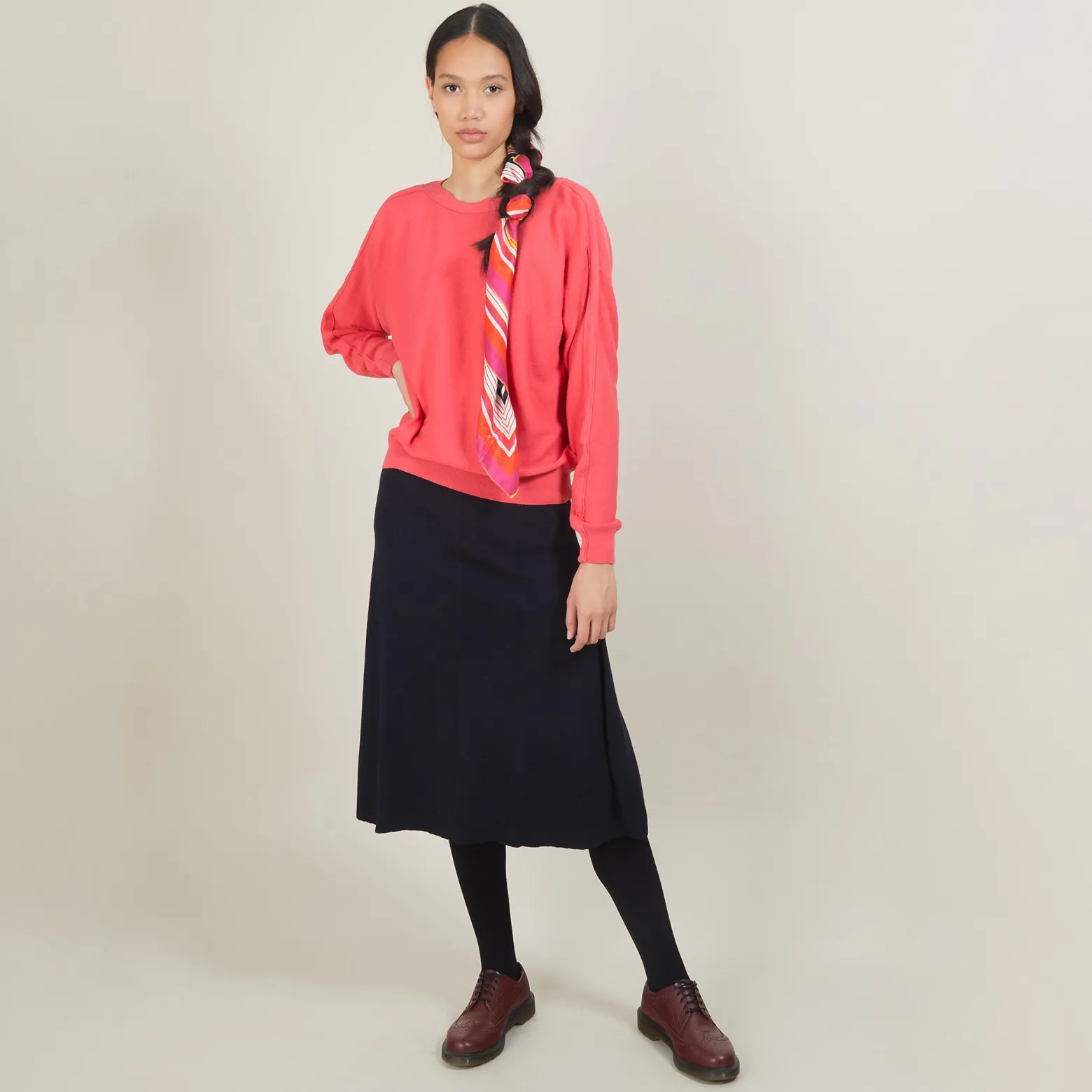 Montagut Cotton cashmere boat neck sweater - Felice