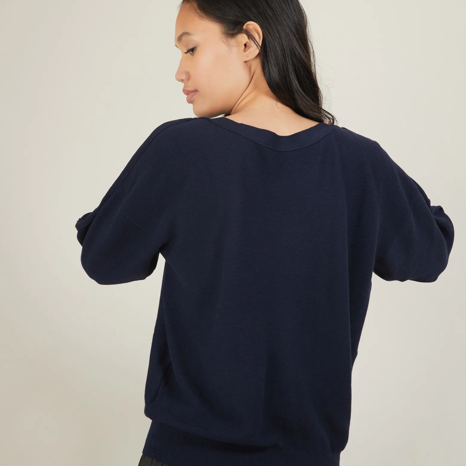 Montagut Cotton cashmere boat neck sweater - Felice