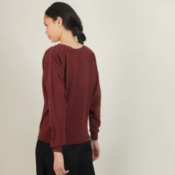 Montagut Cotton cashmere boat neck sweater - Felice