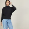Montagut Cotton cashmere high neck sweater - Fanny