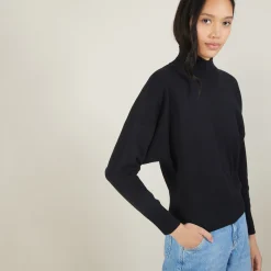 Montagut Cotton cashmere high neck sweater - Fanny