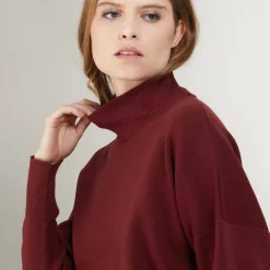 Montagut Cotton cashmere high neck sweater - Fanny