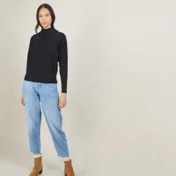 Montagut Cotton cashmere high neck sweater - Fanny