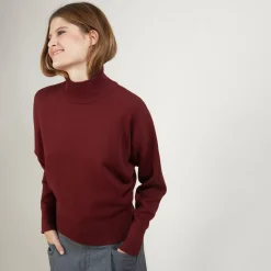 Montagut Cotton cashmere high neck sweater - Fanny