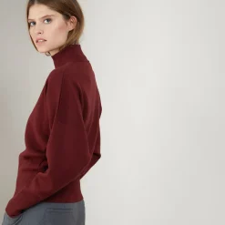 Montagut Cotton cashmere high neck sweater - Fanny