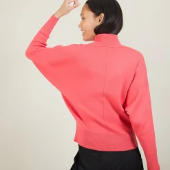 Montagut Cotton cashmere high neck sweater - Fanny