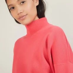 Montagut Cotton cashmere high neck sweater - Fanny
