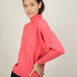Montagut Cotton cashmere high neck sweater - Fanny