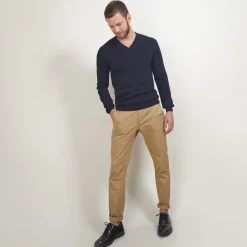 Montagut Cotton cashmere V-neck sweater - Brent