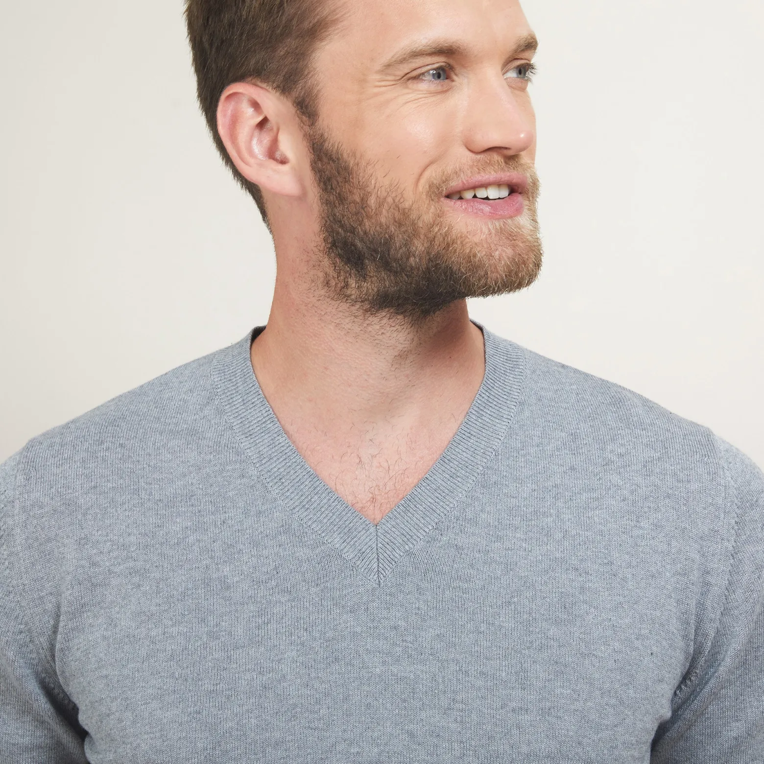 Montagut Cotton cashmere V-neck sweater - Brent