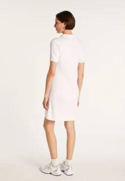 Montagut Cotton dress with polo collar - JACEE