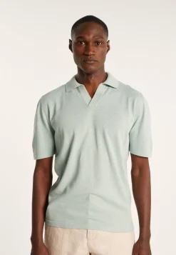 Montagut Cotton linen polo shirt - Iouri