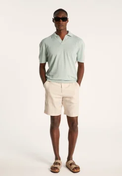 Montagut Cotton linen polo shirt - Iouri