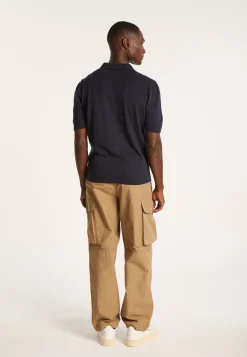 Montagut Cotton linen polo shirt - Iouri
