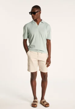 Montagut Cotton linen polo shirt - Iouri