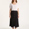 Montagut Cotton Polyamide Skirt - Lorenza