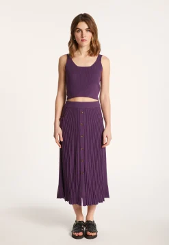 Montagut Cotton Polyamide Skirt - Lorenza
