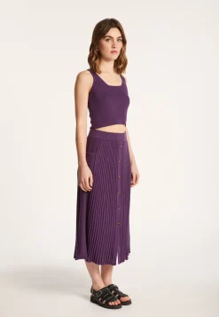 Montagut Cotton Polyamide Skirt - Lorenza