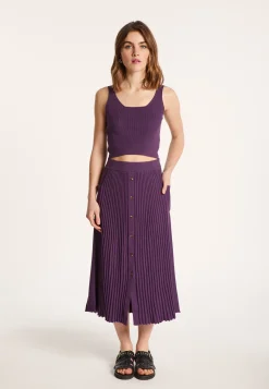 Montagut Cotton Polyamide Skirt - Lorenza