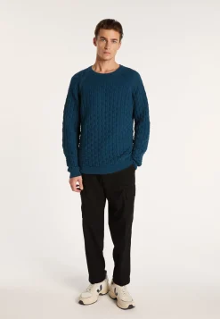 Montagut Cotton raglan sleeve sweater - Pepino