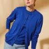 Montagut Cotton round neck cardigan - Manel