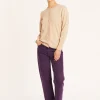 Montagut Cotton round neck cardigan - Manel